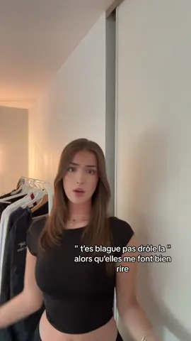 je suis trop drole moi #tropdrole #notmyproblem #humour #fyp #foryou #cleanmakeup #outfit 