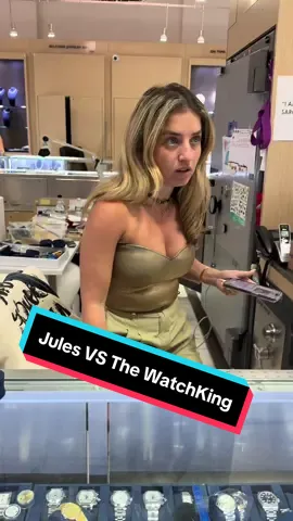 Jules cant sell a watch without giving attitude   #watchkingnyc #watchcollector #thewatchkingnyc #watchtok #viral #foryoupage #rolex #watchesoftiktok #watchoftheday #rolexwatch 