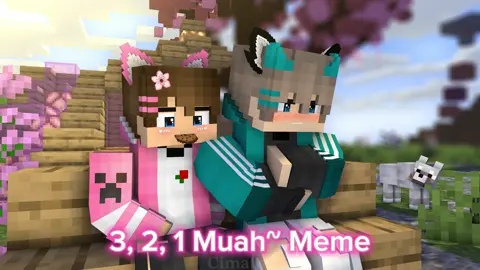 3, 2, 1 Muah~ 😘💋 - Mine-imator Minecraft Animation #shorts #minecraftanimations #animations #viral 