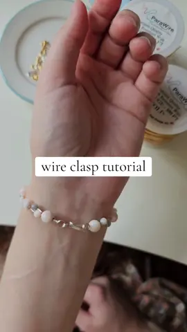 Wire hook clasp tutorial ✨ #wirewrappingtutorial #clasp #wirewrapping #handmadejewelry #handmadejewelrytutorial 