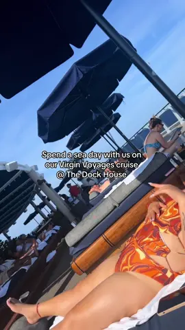 Sea Days are for enjoyment 🌊 @Virgin Voyages #travel #virginvoyages #cruise #seaday #valiantlady 