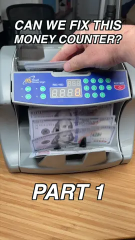 Can we fix this money counter with a custom circuit board? Thanks to @PCBWay for sponsoring this video. Bring your projects to life at www.pcbway.com  #electronics #currency #money #DIY #fix 