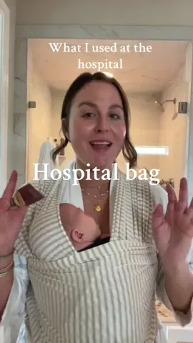 Next time we will actually put the bag in the car 😂 @The Beaufort Bonnet Company @Solly Baby #hospitalbag #hospitalbagessentials #laboranddelivery #laborstory #newborn #postpartum #fyp