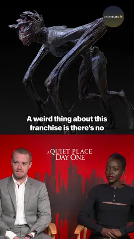 Apparently the monsters in ‘A Quiet Place’ aren’t called “Death Angels.” The director of “A Quiet Place: Day One” tells us what they actually refer to the creatures as, but tbh I like Joseph Quinn and Lupita Nyong’o’s idea better. #josephquinn #lupitanyongo #lupita #aquietplace #quietplace #horror #horrormovies #celebrityinterview #monster 