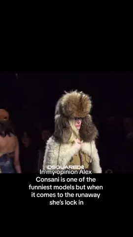 Overall shes amazing and funny! #fyp #topmodel #model #AlexConsani #runaway #fashion 