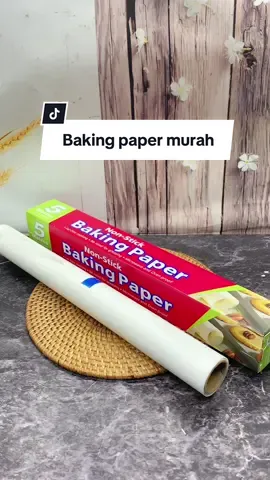 Yang suka ngebaking nih bun ada baking paper harga murah kualitas bagus👍😍cek keranjang kuning🥳#bakingpaper #kertasroti #fypシ゚viral #mteid 