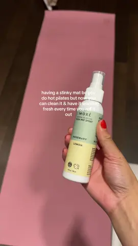 I am dealing with it #yogamatcleaner #yogamat #CleanTok #GymTok #hotpilates 