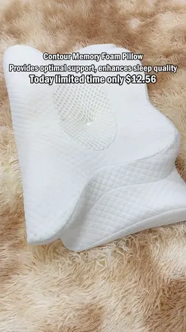 Improve sleep quality with a memory foam pillow! Soft and comfortable, perfect neck support, single piece bedroom essential. #ComfortableSleep #MemoryPillow #NeckSupport #MemoryPillow #ComfortableSleep #NeckSupport#MemoryPillow #NeckRelief #BedroomEssential#TikTokShopSummerSale