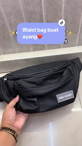 Waist bag yang mau samaan sm ayang boleh nih langsung co di keranjang kuning #promoguncang77 #wibgajian #belilokal #oktawaistbagjimshoney #jimshoneymojokerto #buruanchekout - YN