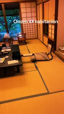 Asi lucia la habitación por la mañana y por la noche en un onsen #tokyo #onsen #nishiyama #🇯🇵 #japon #japantravel #japanesegirl #ryokan 