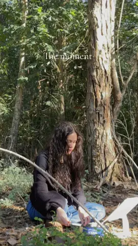 Just a girl doing her make up in the forest.  #plettenbergbay #gardenroute #girlstrip 