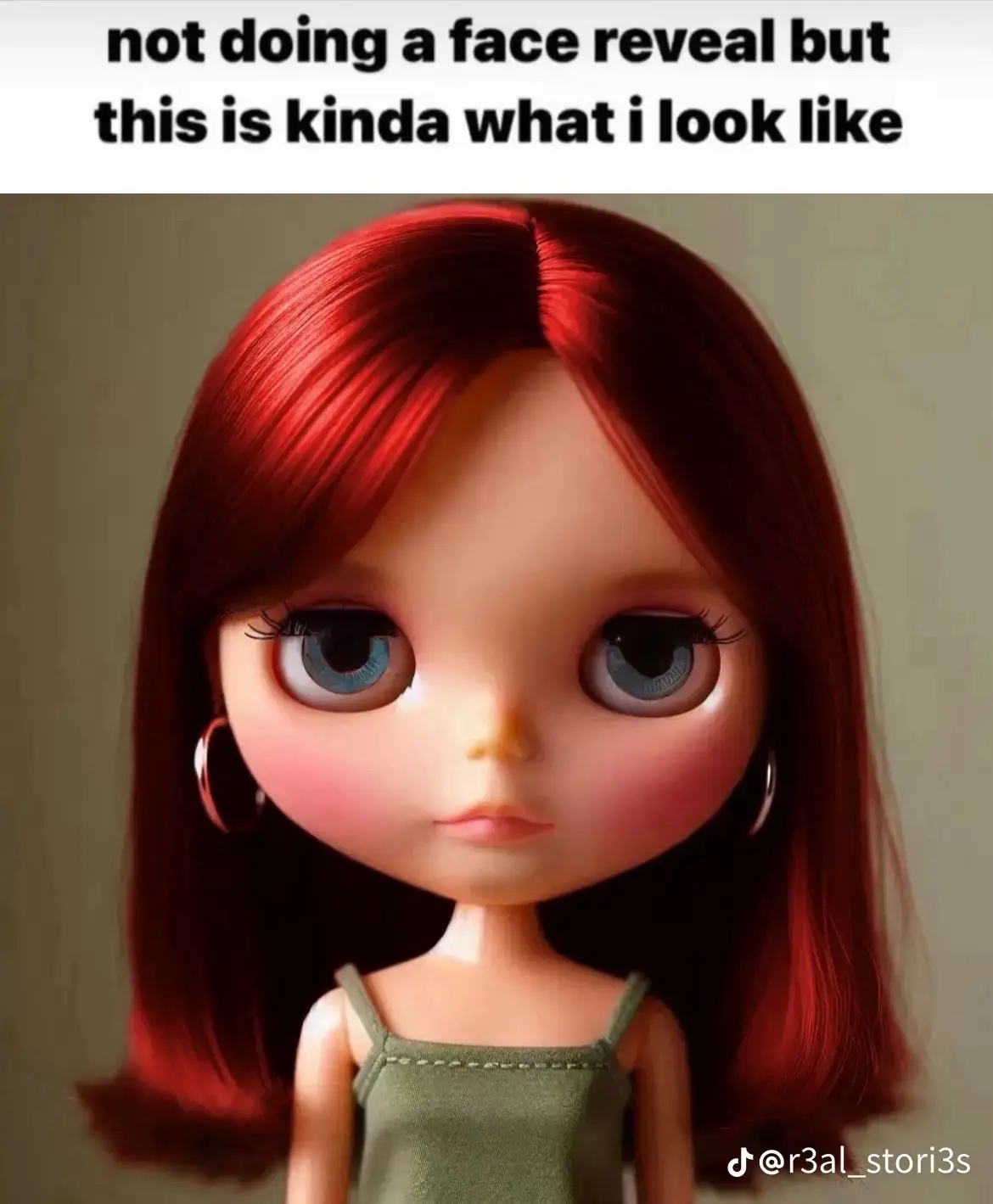 i had to make the eyes blue myself #blythedoll #fyp #facereveal #coneyisland #foryou #foryoupage 