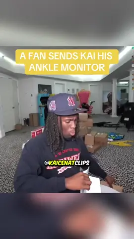 A Fan Send Kai His Ankle Monitor #kai #kaicenat #kaicenatclips #fyp #fy 