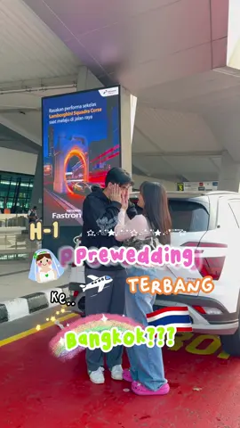NEKAT BANGET H-1 PREWED KE BANGKOK 🙂🫶🏻 #wualaaa #fyp #foryoupage #GameOverNodaHitam #melasyl #skin #lorealscienceland 