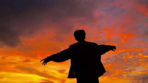 just the boy & the sunset ✨ #sunset #sunsetlover 