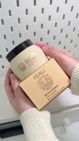 🛌FEALI 5X Pro Xylane Moisturising Cream มอยส์เจอร์ไรเซอร์ครีมนมแพะ เพิ่มความชุ่มชื้น ผิว ผิวหน้า🥛🐐 #มอยเจอร์ไรเซอร์ #moisturizer #feali #เพิ่มความชุ่มชื้น #tiktokskincare #moisturizerviral #ป้ายยาสกินแคร์ #viraltiktok #fypシ゚ 