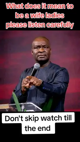 What does it mean to be a wife Apostle joshua selman #koinoniaglobal #apostlejoshuaselmannimak #koinonia #joshuaselman #view #apostlejoshuaselman #views #christianity #christianity #christiantiktok #viralgo #goviral #propheticword 