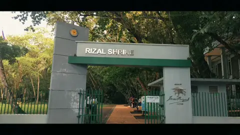 Rizal Shrine cinematic #dapitancity #fypシ゚viral  #trending  #joserizal  #philippinehistory  #philippines 