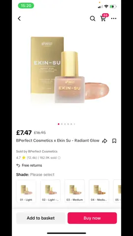 Huge @BPerfect Cosmetics sale 💕 grab the ekin su gor £7.47 and concealer for £5.81 !!! Best deals linked 💕 #bperfect #flashsale #summersale #makeup #viralbeautyproducts 