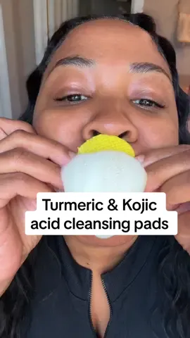 Exfoliating with these turmeric cleansing pads during my daytime skin routine has my skin so glowy!  #viralskincare #exfoliate #cleansingpa #evenskintone #darkspots #turmericpads #turmericandkojicacidsoap #turmericskincare #ttsacl #ttsrecharge #tiktokshop