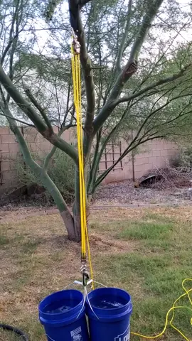 pulley hoist #hoist #pulleylift #blockandtackle #pulleysystem #pulley #fypシ゚viral #fyp 