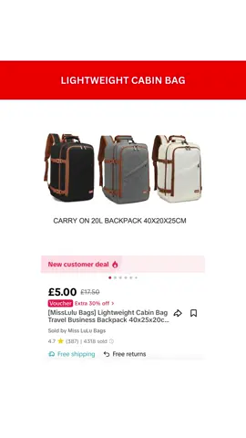 #TikTokShop #tiktokmademebuyit #specialoffer #travelbag 