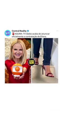 TV Globo acaba de anunciar oficialmente a contratação de Eliana. #eliana #tvglobo #famosos #noticias #fofoca #sbt 