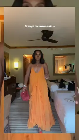 Ooooh baby 🧡🧡🧡🧡🧡@Kanesha Davenport #OOTD #grwm #styleinspo #melaninpoppin #brownskin #summerdress #dresses #fashioninspo #dressideas #prettydress 