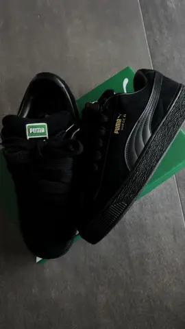 All Black / Triple Black Puma Suede XL 🥷💣 #sneakers #shoes #pumasuedexl #pumasuede #fyp 