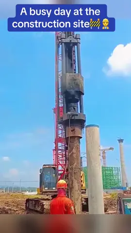 A busy day at the construction site🚧👷#adamrose#constructions#funny#worke#osha 