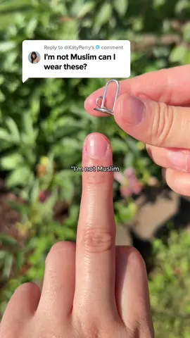 Yes our nail rings are inclusive for everyone to wear 🥹💅🏻💍  #fy #trending #viral #muslimgirl #pressonnails #nailsart #girl #justagirl 