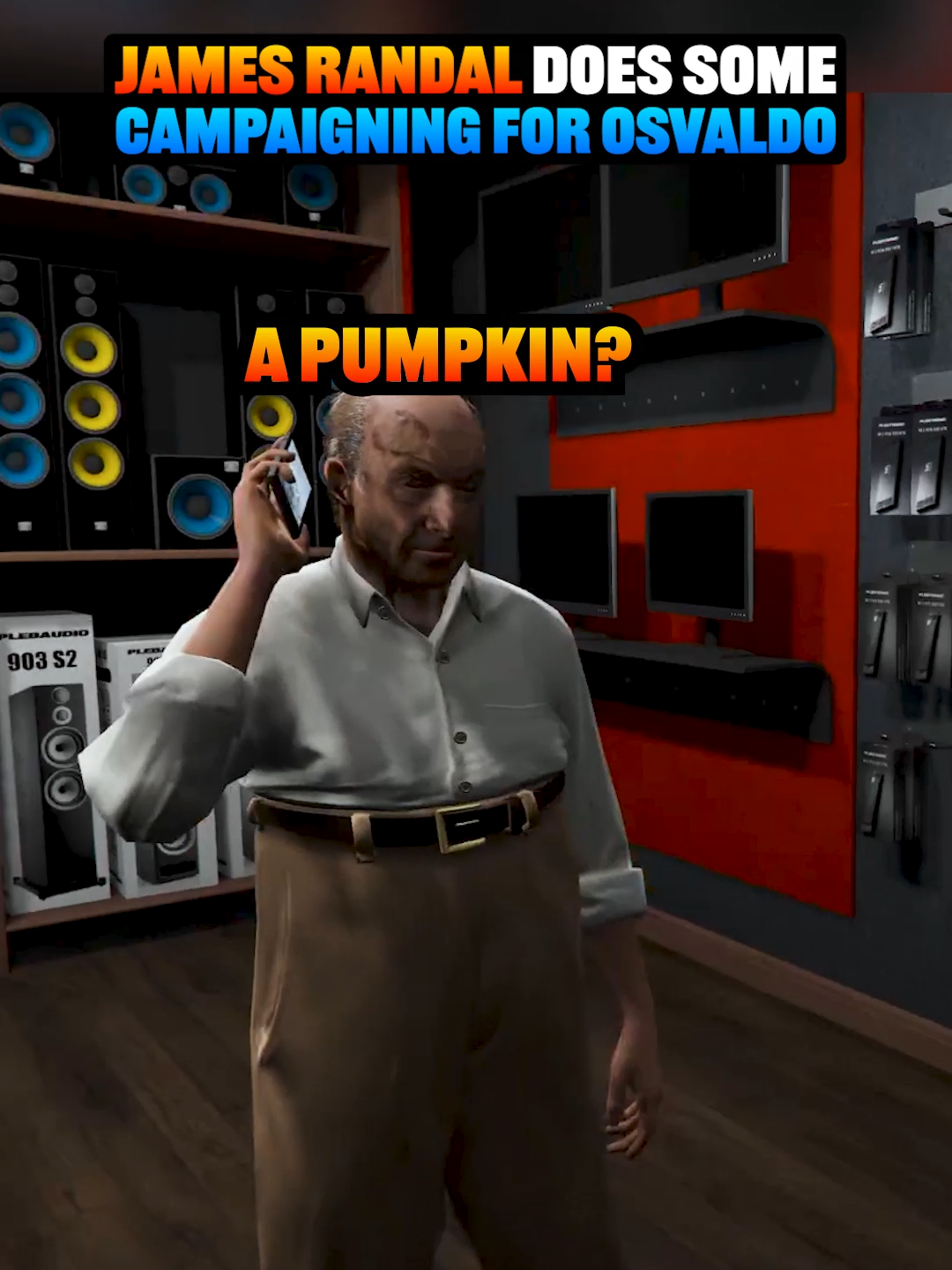 James Randal does some campaigning for Osvaldo (Spaceboy on Twitch) #jamesrandal #spaceboy #nopixel #gtarp #gtaroleplay