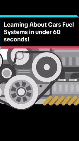 Learning About Cars In Under 60 seconds! These are key components of a fuel system. The fuel tank stores your car's fuel safely until it's needed by the engine. The fuel pump draws fuel from the tank and sends it to the engine.  Fuel lines transport fuel from the tank to the engine. The fuel filter removes impurities from the fuel to protect the engine. Fuel injectors spray fuel into the engine precisely, while carburetors mix air and fuel in older cars. The fuel pressure regulator ensures fuel is delivered at the right pressure. The throttle body controls the air entering the engine, affecting the fuel-air mixture. The fuel rail distributes fuel to the injectors in modern engines. Lastly, the fuel tank pressure sensor monitors pressure to detect leaks. #learningaboutcars #cartok #carguy #rokrsdriveclub 