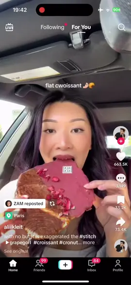 Le croissant 🥐 is made to be eaten with things inside! i said what I said 
