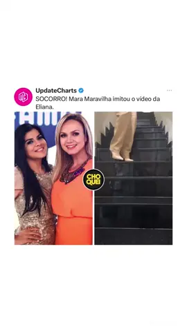 Mara Maravilha imitou o vídeo da Eliana. #maramaravilha #eliana #sbt #tvglobo #famosos #fofoca 