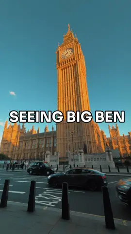 first stop in london was seeing big ben 😌 #london #bigben #travel #traveltiktok #europetravel #europeansummer 