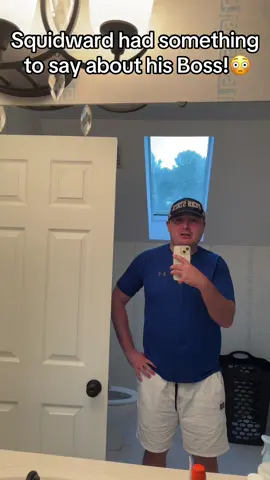 Squidward didn’t expect the worse to come! #tal_on #fyp #funny #spongebob #squidward #horror #krustykrab 