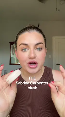 THIS BLUSH IS EVERYTHING  #sabrinacarpentermakeup #blushhack #glowyskin 