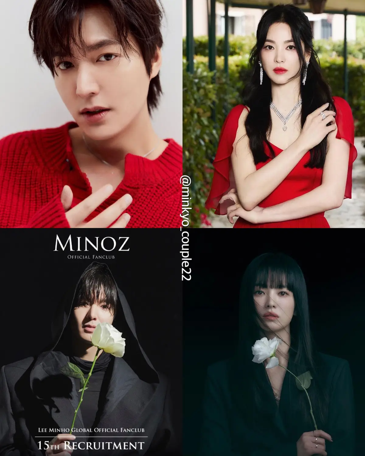 Sekonsep senada bahkan sehati kiwkiww🤣😍 #leeminho_이민호 #songhyekyo송 #minoz #kyonatics #minkyocouple #hallyustar 