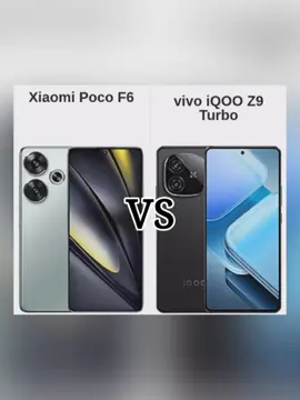 Xiaomi Foco F6 Vs iQoo Z9 Turbo #JelajahLiburan #viral #android #fyp #trending 