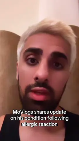 Following the #allergicreaction that caused #movlogs’ face to swell up, he shares an update on his condition— assuring fans he is ok! ##socialknockout3 #youtuber #tkfightnight  🎥: @movlogs 