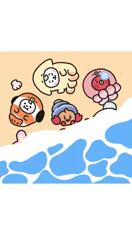 Wave's coming! OCEAN FRIENDS Assemble! 🪸🌊 オーシャンフレンズのみんな集合！🪸🌊 오션 프렌즈 집합! 🪸🌊 #BT21 #BT21BABYOCEANFRIENDS #OCEANFRIENDS #merch #ComingSoon 