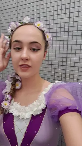 rapunzel costume for my dance recital🥹💜 #perte #fy #foryoupage❤️❤️ #dance #rapunzel #dancerecital #dancers #ballet 