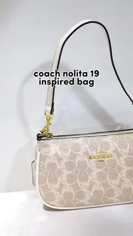 my go to shoulder bag at the moment! so chic 💖 #coach #nolita19 #inspired #fyp #bag 