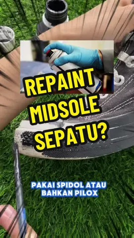 Repainting midsole sepatu yang kondisinya udah buluk banget #fyp #repaint #repainting #catsepatu #midsole #shoescare #flapshoescare #pembersihsepatu #catmidsole #FLAPitclean 
