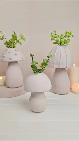 DIY Pilz Vase basteln 🍄😊 Einfache Wohndeko selber machen. #DIY #diyproject #diydecor #wohndeko #craft #basteln #diyideas #diyideen