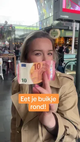 Ontdek hoe je voor 10 euro je buikje rond eet in de Markthal! #budgetproof #snacks #rotterdamfood #markthal #markthalrotterdam