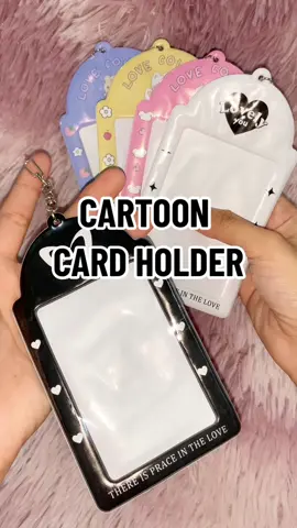 Cartoon acard Holder with chain #fyp #fypシ #fypage #foryoupage #foryou #cardholder #cartooncase #idholder #cartooncardholder #card #photocard #photo #tiktokfinds #tiktokbudolfinds #tiktokshop 