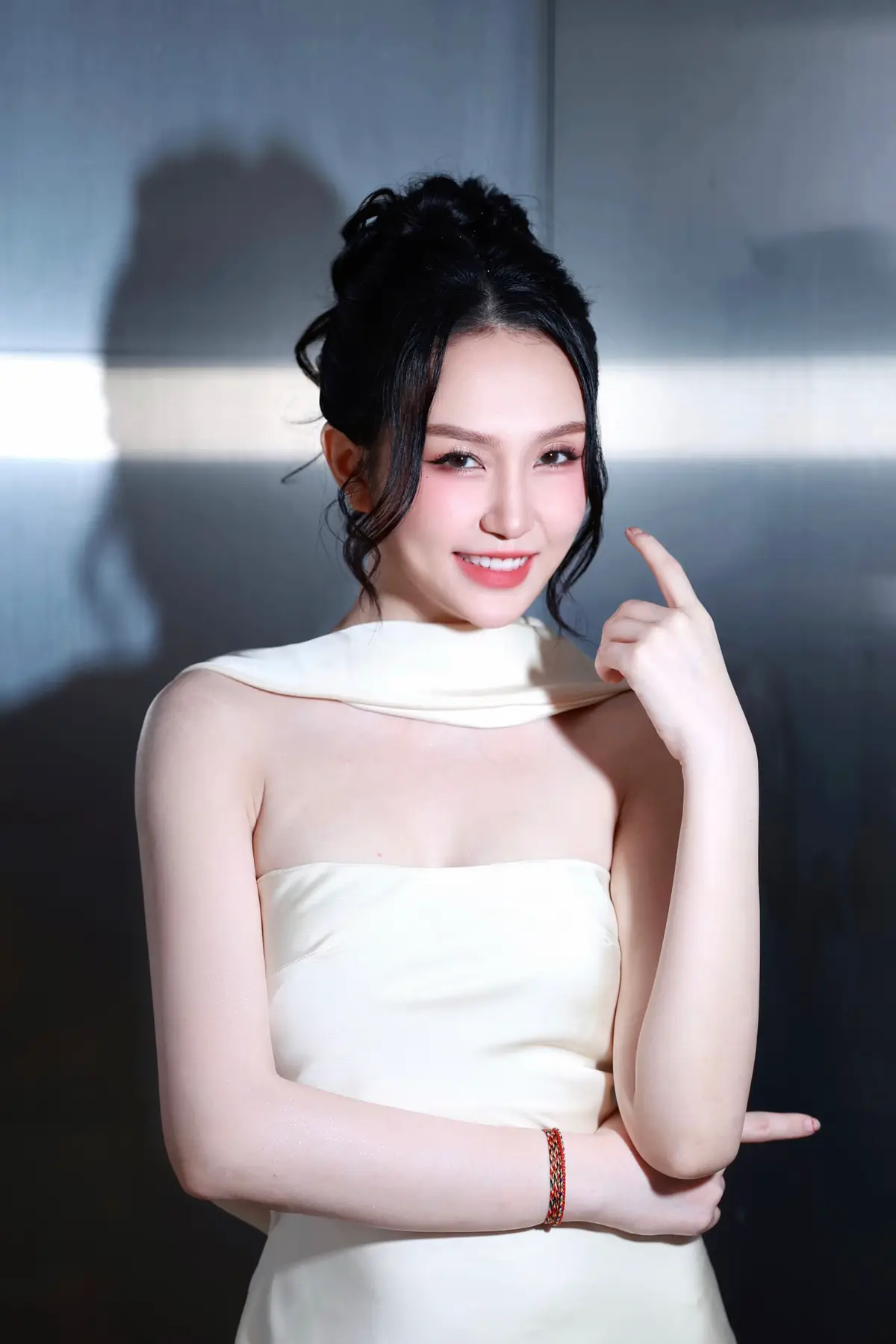 Vợ ca sĩ Tuấn Hưng tại event Anh Trai Vượt Ngàn Chông Gai #lườngđìnhđiệpmakeupartist #makeup #huongbaby #tuanhung 
