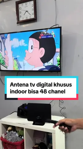 Antena TV digital indoor ini bisa menangkap siaran TV sampai 48 chanel #antenatvdigital #antenatvdigitalmurah #cabebu 